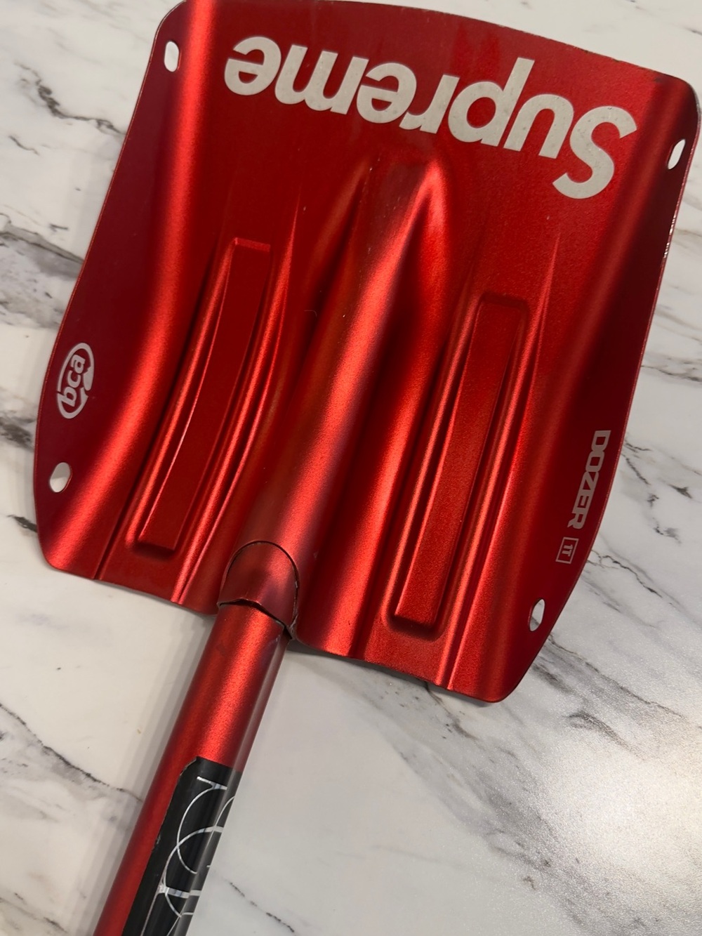 Supreme Metallic Red Snow Shovel Blade